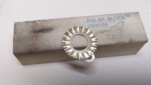 Judy Larson's Ripple Bracelet  - , Metalwork, Cutting, Cutting Tool, Cutters, Dapping, Dapping Jewelry, Filing, Finishing, Findings, Clasps, Components, Tumbling, Tumble, Tumbling Jewelry, Butane Torch, Soldering, Solder, Tools, Clean and refine the edges and center hole 